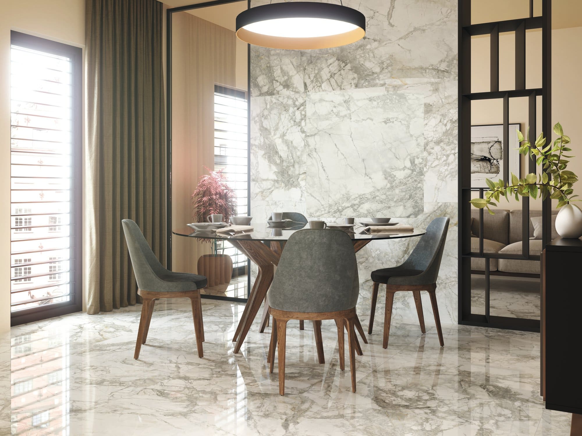 Ape Grupo Коллекция WABI SABI Invisible Gold Pol 60*120 см (J18) в интерьере